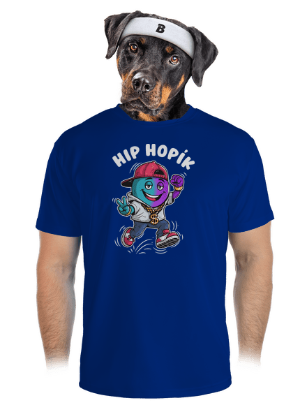Hip Hopík pánske športové tričko Royal Blue Mal