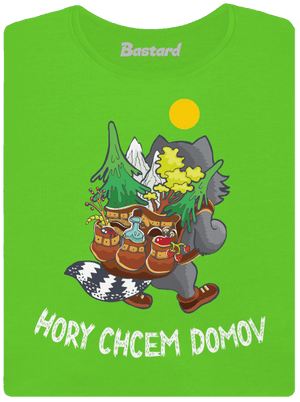 Hory chcem domov dámske tričko Apple Green