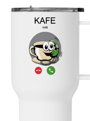 Kafe volá termohrnček White