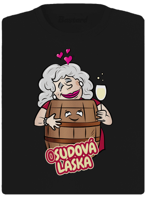 Osudová láska dámske športové tričko Black