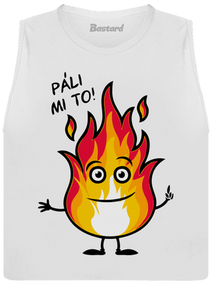 Páli mi to dámske tielko voľné White