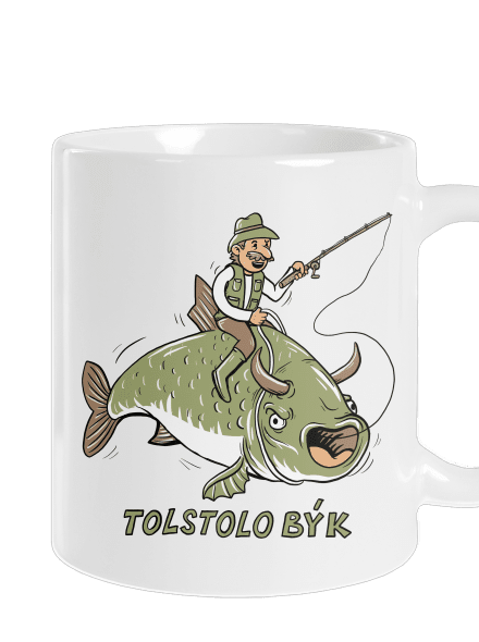 Tolstolobýk klasický hrnček White