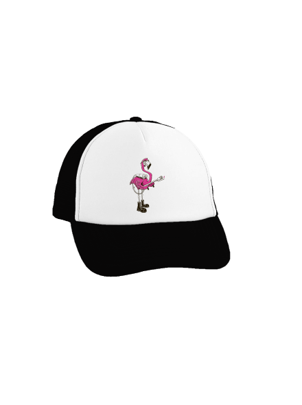 Plameniak šiltovka truckerka Black cap