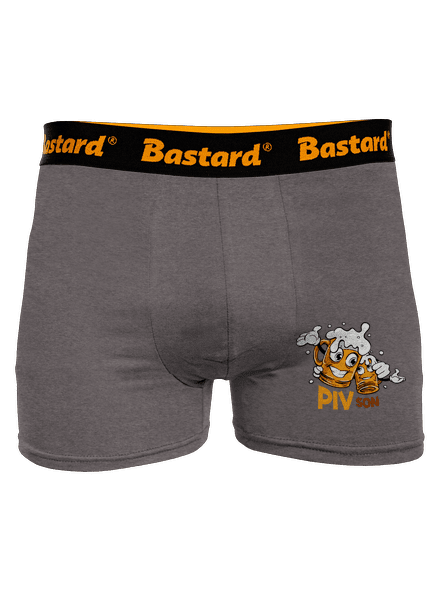 Pivson boxerky Gray Melange