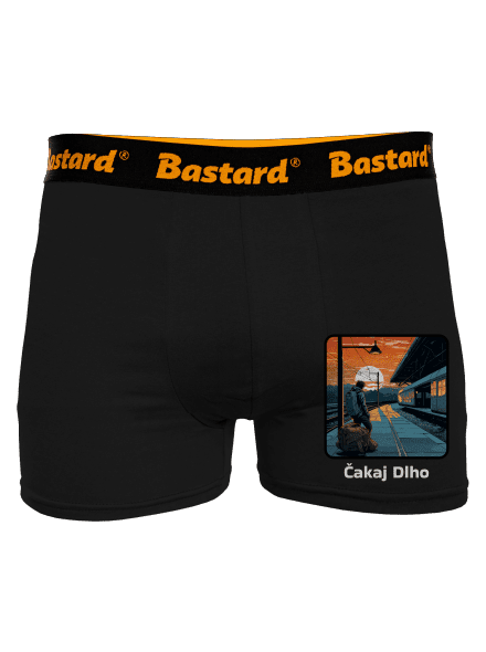 Čakaj dlho boxerky Black