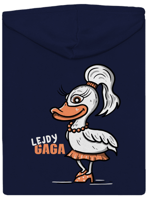 Lejdy Gaga pánska mikina na zips Navy