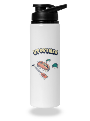 Utopenec flaša na vodu White