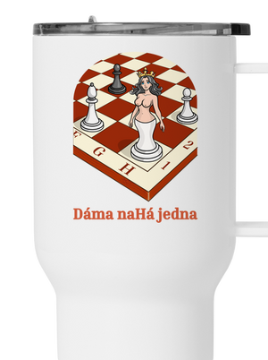 Dáma nahá jedna termohrnček White