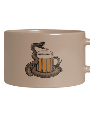 Zasyčí hrnček makronka Brown Macaron