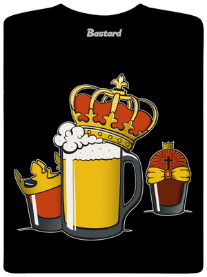 Traja králi pánske tričko Black