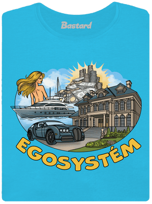 Egosystém dámske tričko Blue Atol