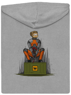 Ape-Life pánska mikina na zips Light Melange