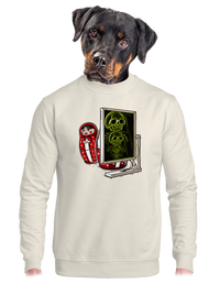 unisex mikina bez kapucne