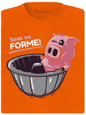 Vo forme dámske športové tričko Neon Orange