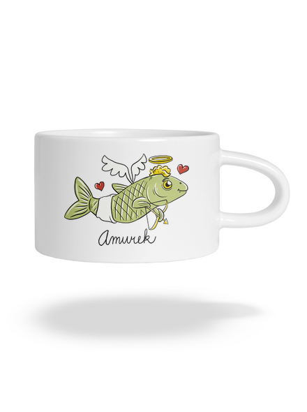 Amurek hrnček makronka White
