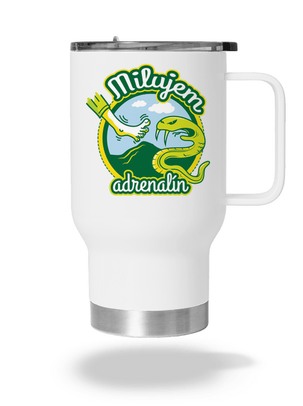 Milujem adrenalín termohrnček White