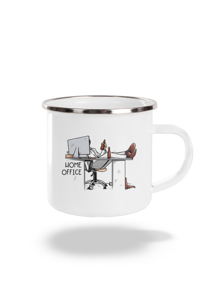 Home Office plecháčik White