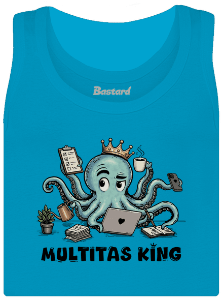 Multitas king dámske tielko klasické Blue Atol