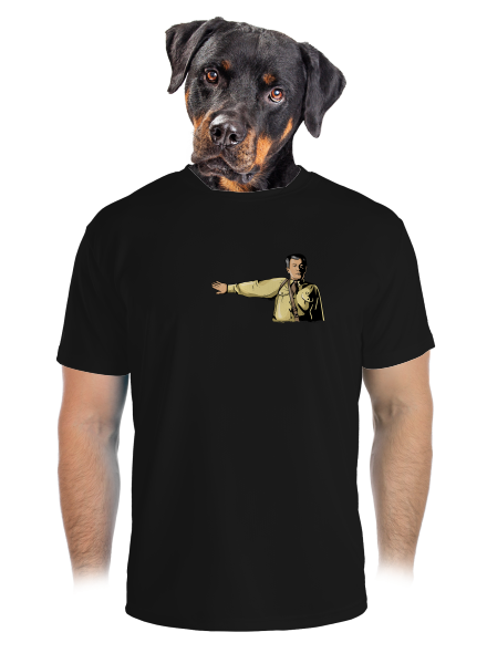 Volám sa pánske športové tričko Black