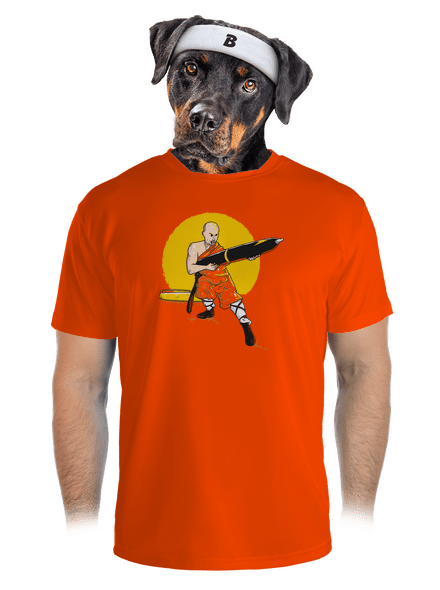Čína pánske športové tričko Neon Orange