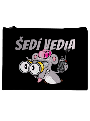 Šedí vedia - myš taštička Black