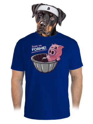 Vo forme pánske športové tričko Royal Blue Mal