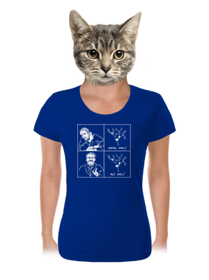 Cimrman: Copak jmelí dámske tričko Royal Blue Mal