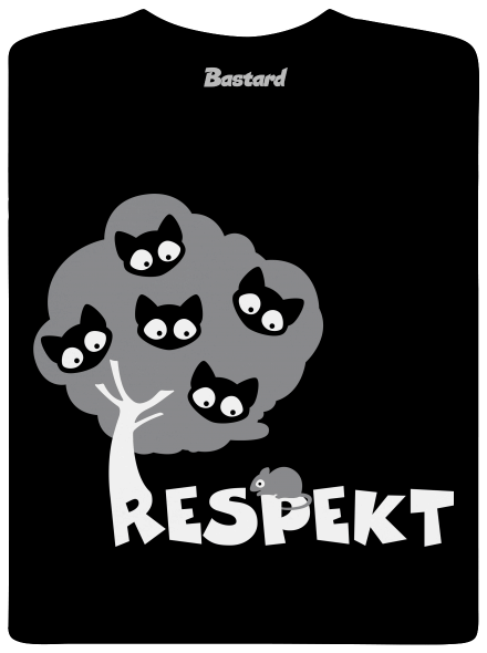 Rešpekt pánske dlhý rukáv Black