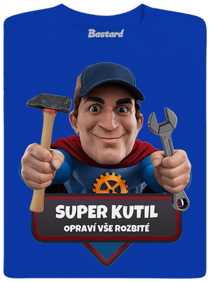 Super otec pánske tričko Royal Blue