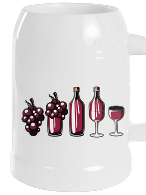 Evolúcia červeného vína polliter White