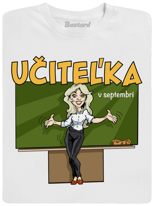 Učitel'ka v septembri detské tričko White