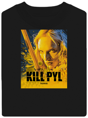 Kill Peľ unisex mikina bez kapucne Black