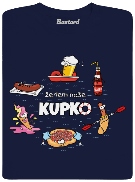 Slovenské kupko pánske tričko Navy