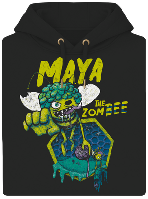 Zombee Maja unisex mikina premium Dark Black