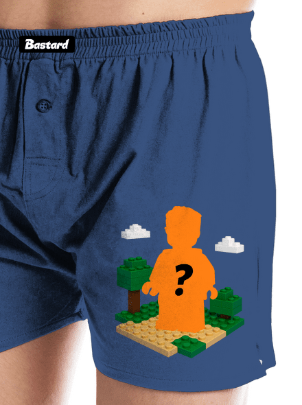 Lego z vlastnej fotky pánske trenky Blue