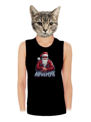 Sranta Klaus dámske tielko voľné Black