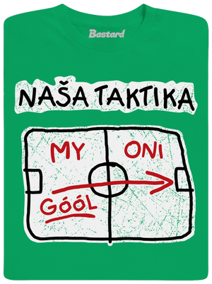 Naša taktika detské tričko Kelly Green