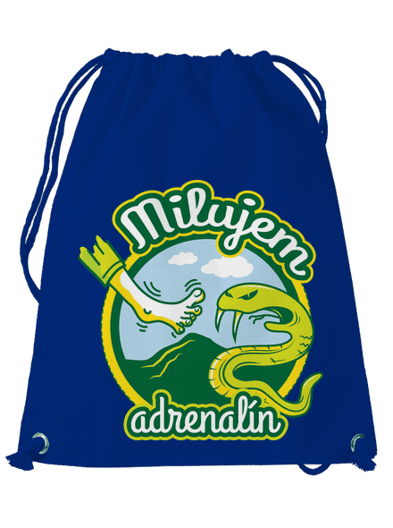 Milujem adrenalín vak Royal Blue Mal