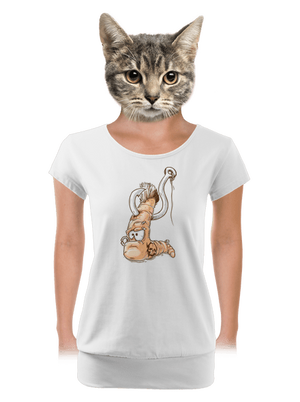 dámske tričko s lemom