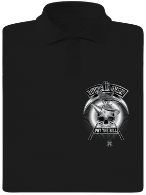Party is over pánska polokošeľa Black