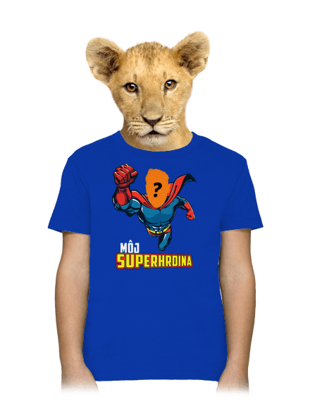 Môj superhrdina detské tričko Royal Blue