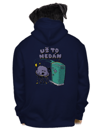 pánska mikina na zips