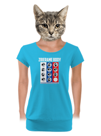 dámske tričko s lemom