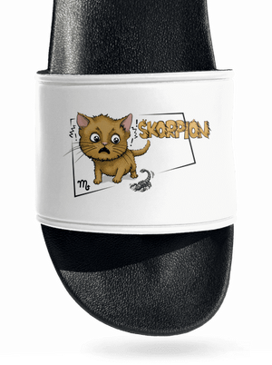 Mačací horoskop: Škorpion šľapky White