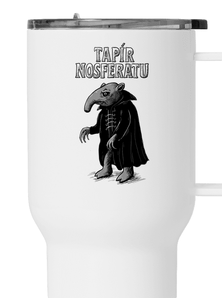 Tapír Nosferatu termohrnček White