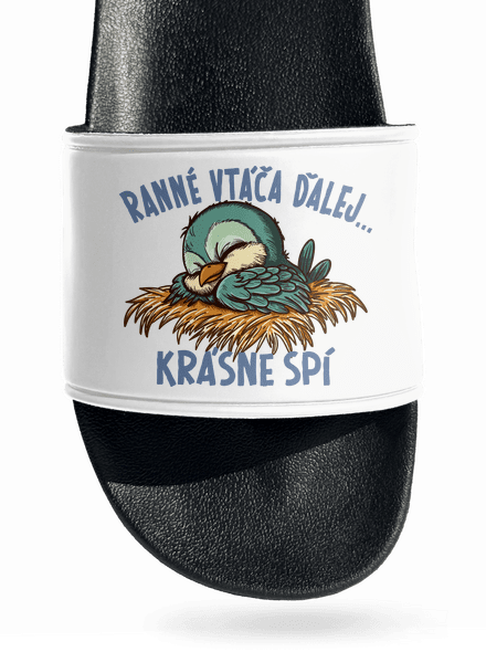 Ranné vtáča spí šľapky White