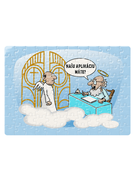 Nebeská aplikácia puzzle White