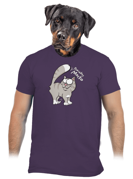 Macko a Micka pánske tričko Urban Purple