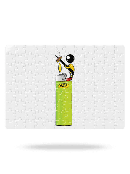 Panáčik puzzle White
