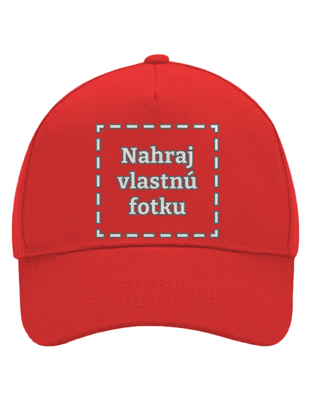 Vlastná potlač šiltovka baseballka Classic Red